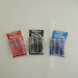 Pencl（ペンクル）インク（三色）赤、黒、青
